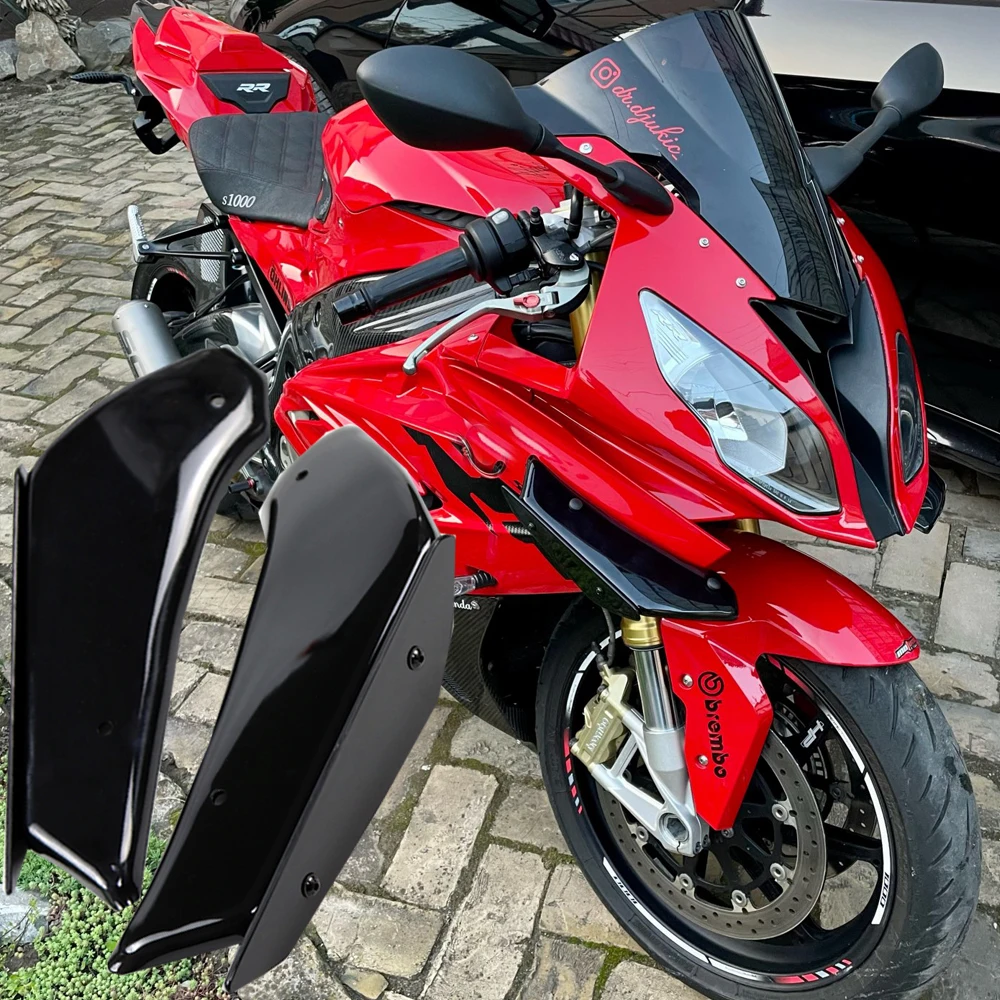 

S1000RR Winglet Fairing Panel Cover Downforce Spoiler For BMW S1000 RR 2010-2018 2019 2020 2021 2022 HP4 Accessories Moto Carbon