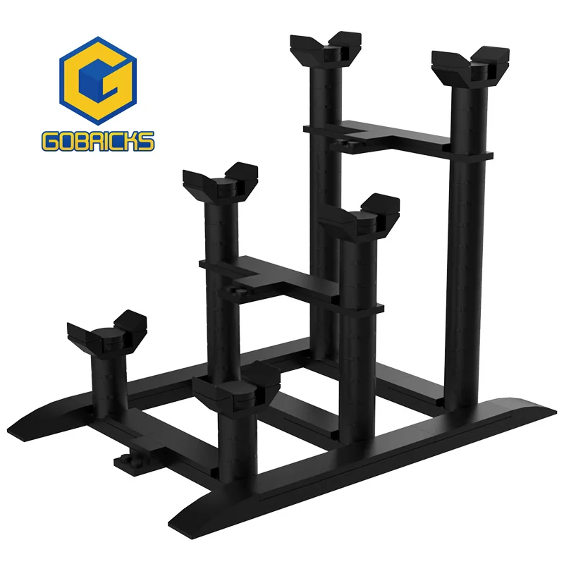 Gobricks Display Lightsaber Stand 3 Building Blocks Per 5006290 40483 E All Space War Lightsabred Series Bricks Bracket Gift