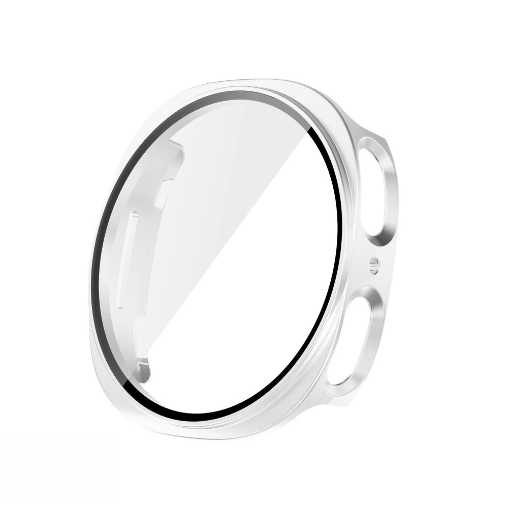 Premium Glass PC Case + Screen Protector for Galaxy Watch 8 - Full Hard Bumper Cover 44mm/40mm