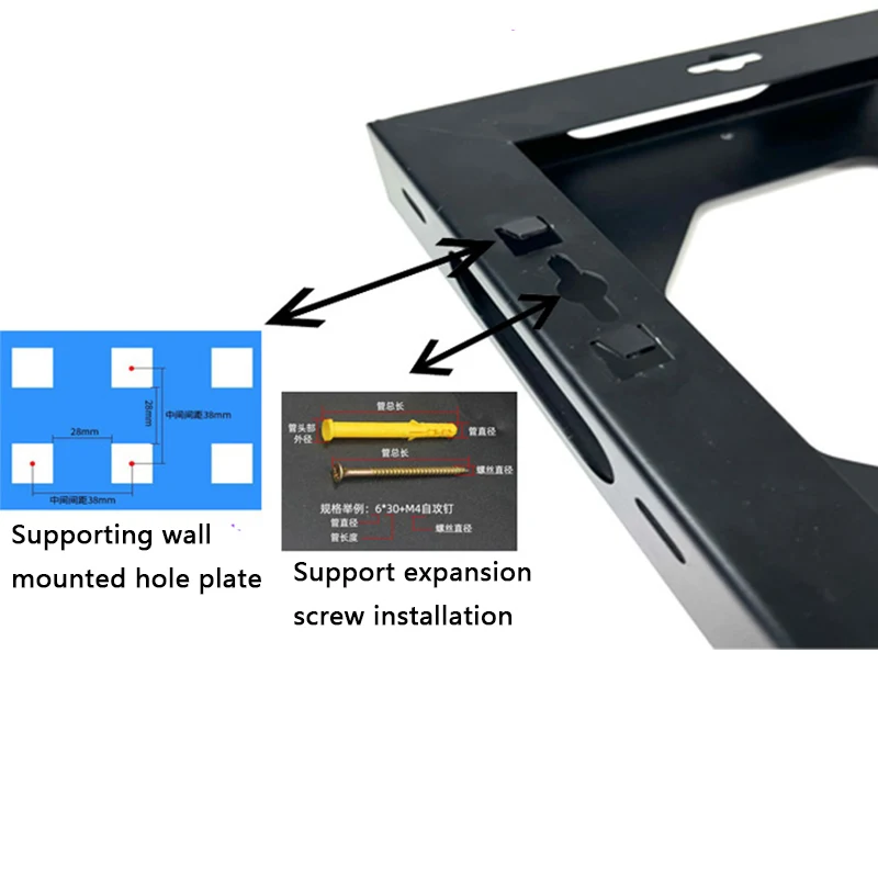 Chassi de Parede para pc Chassi Horizontal Aberto do Computador Atx Matx Suporte Base da Placa Mãe Diy - Imagem 3