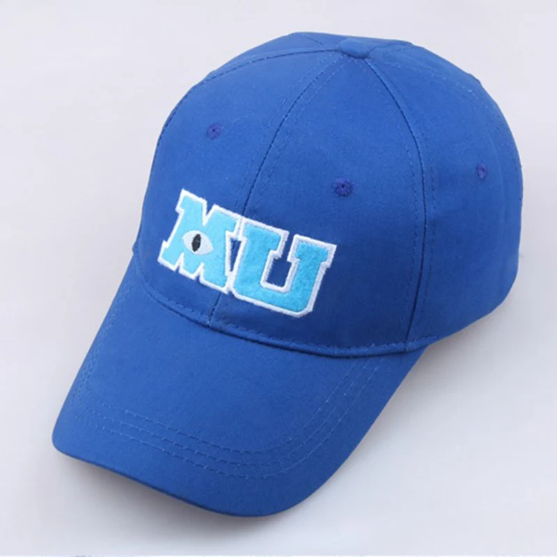 Pixar Monster University MU Baseball Cap For Men Women Sullivan Sulley Mike Embroidery Snapback Cap Cotton Sun Dad Hat Casquette 2