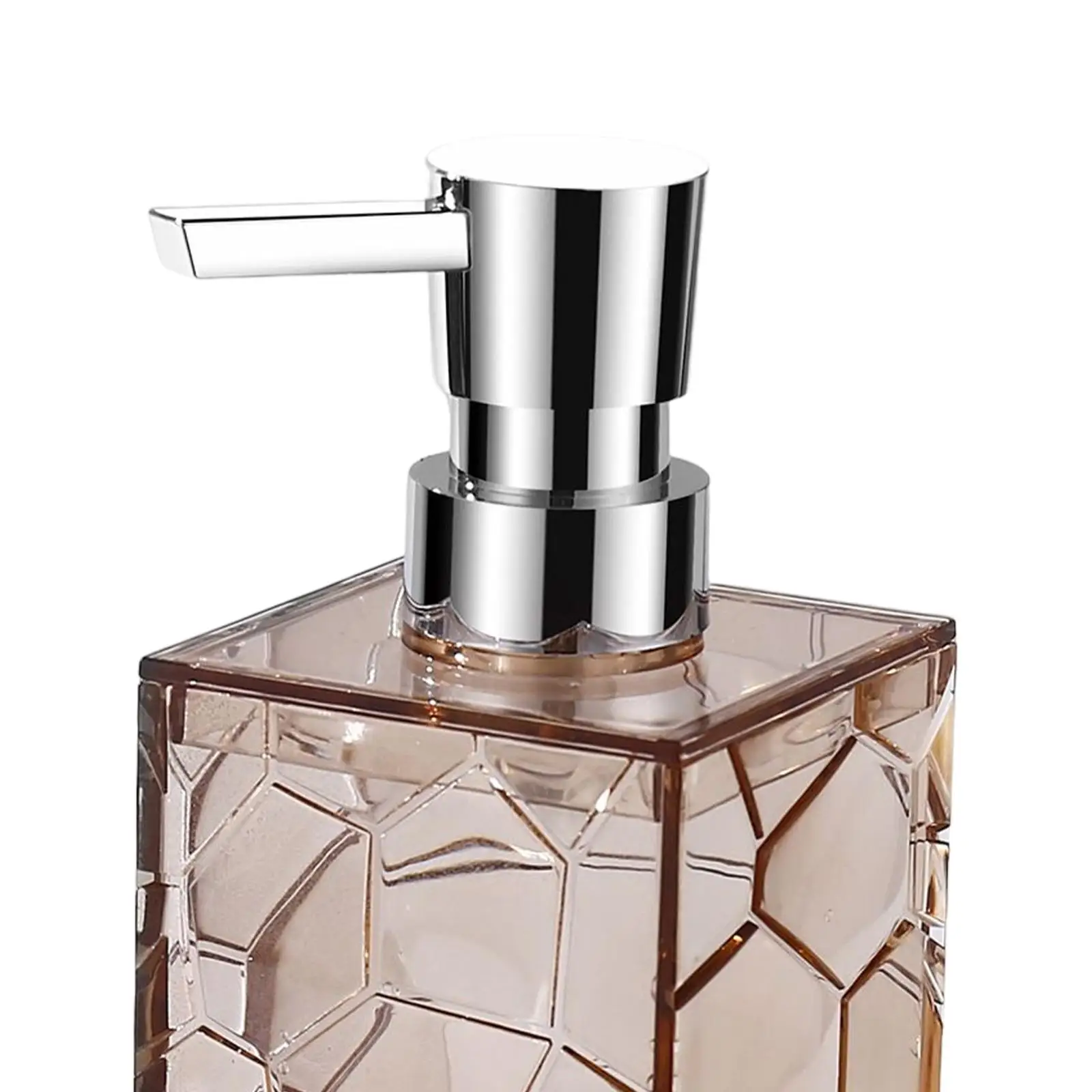 320ml Liquid Soap Pump Dispenser Classy Sustainable Practical Acrylic Transparent Soap Dispenser for Apartment Hotel Dresser 6