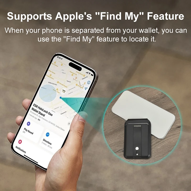 Enhanced Magnetic Card Holder with Anti-Theft Protection and Adjustable Stand
