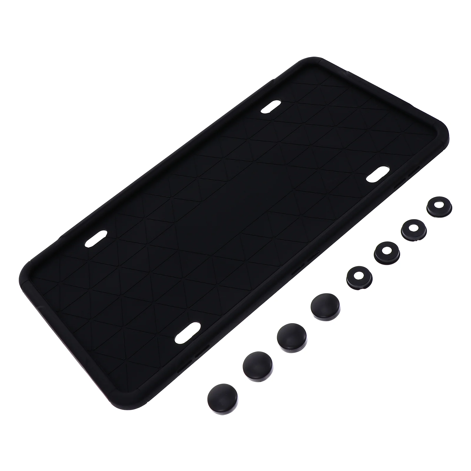 

Silicone License Plate Frame Anti-scratch Rustproof Car License Plate Holder