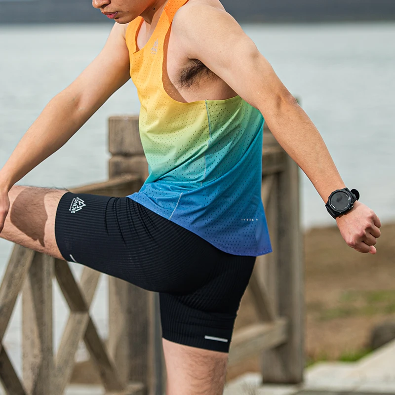 AONIJIE FM5155 Male Men's Quick Drying Sports Vest Ultra-light Cross-country Underwaist Running Sleeveless For Marathon 4
