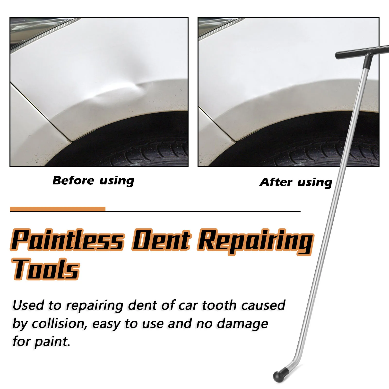 Dent Removal Rods Car Crowbars Paintless Dent Repairing Tools Kits Paintless Repairing Service Tools