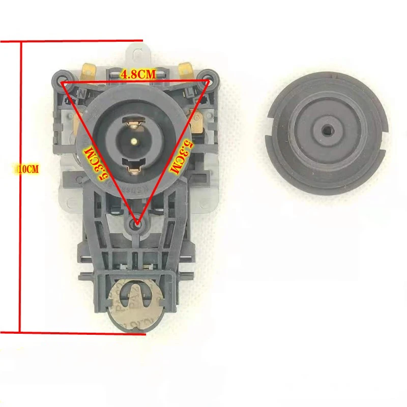 Electric Kettle Connector Replacement KSD-686-B Thermostat Temperature Control Switch with Waterproof Base Repair Parts