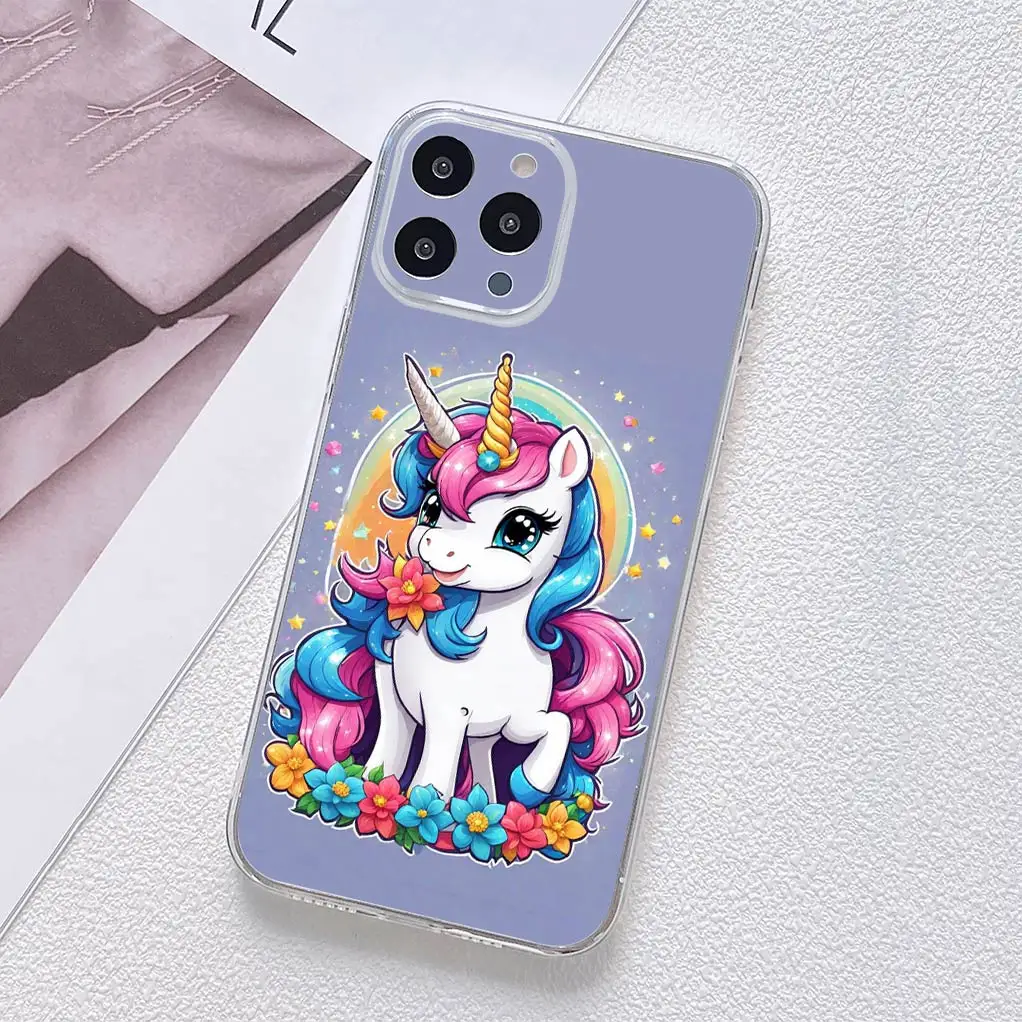 Unicorn Horse Silicone Phone Cover - Soft and Durable Case
