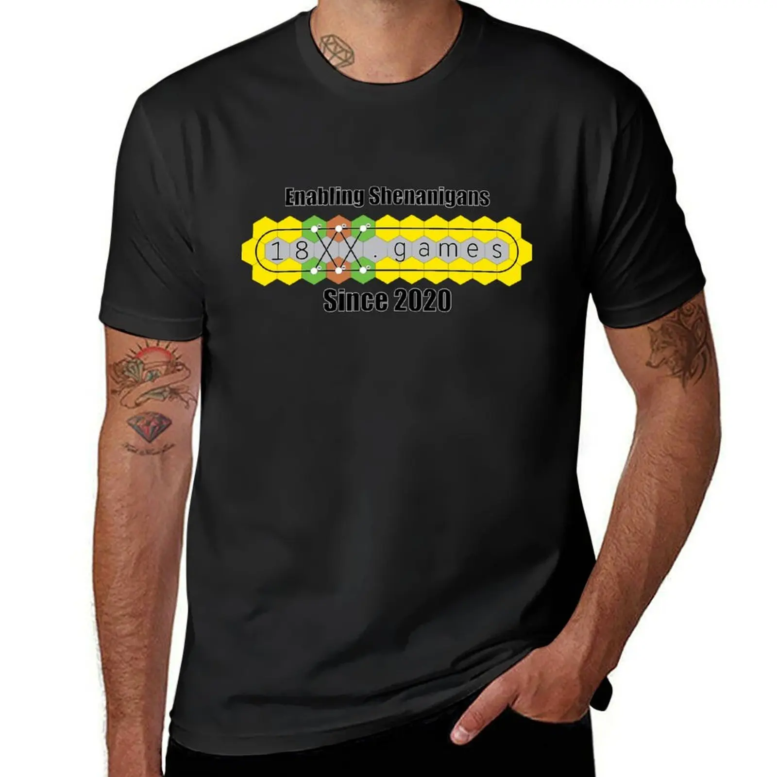 

18xx.games Shenanigans T-shirt Short sleeve tee aesthetic clothes mens t shirts