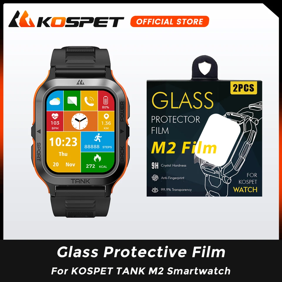 Brotect - 2 Films Protecteurs Ultra-clairs Pour Kospet Tank T4 - Anti-rayures Et Anti-traces