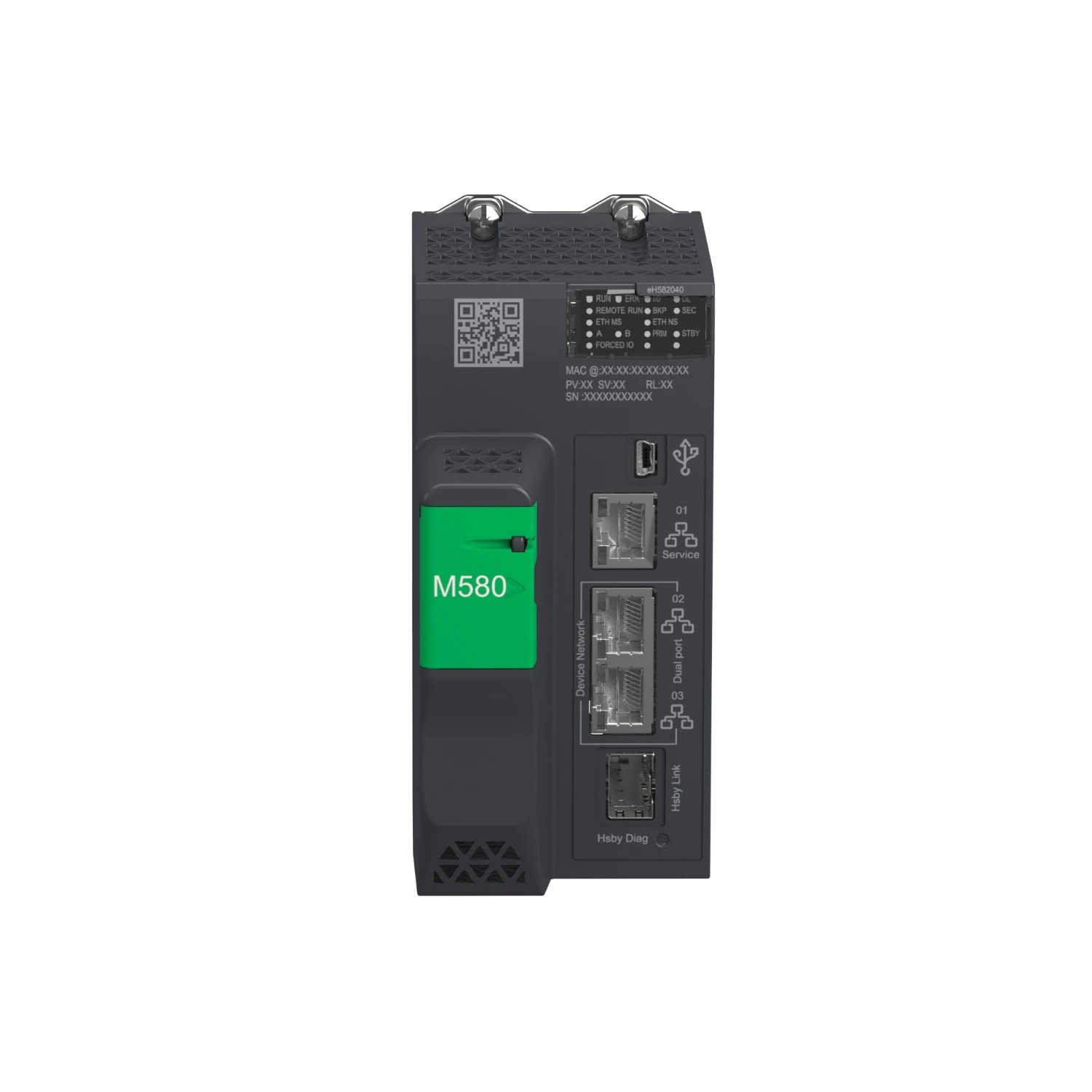 

Избыточный процессор BMEH582040, Modicon M580, 8 Мб, 61 Ethernet-устройство, 8 местных стеллажей и 8 удаленных ввода/вывода