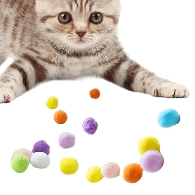 Puff Ball Cat Toys