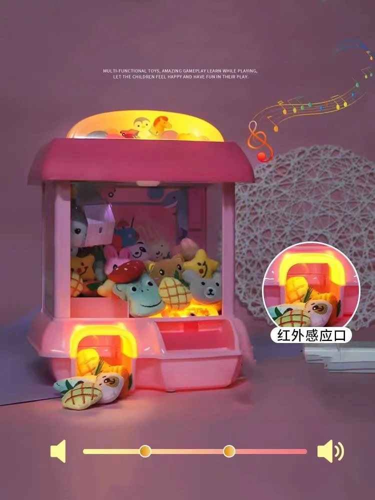 New Doll Machine Kids Coin Operated Play Game Mini Claw Catch Toy Machines Music Doll Children Interactive Toys Birthday Gifts 15 New Doll Machine Kids Coin Operated Play Game Mini Claw Catch Toy Machines Music Doll Children Interactive Toys Birthday Gifts