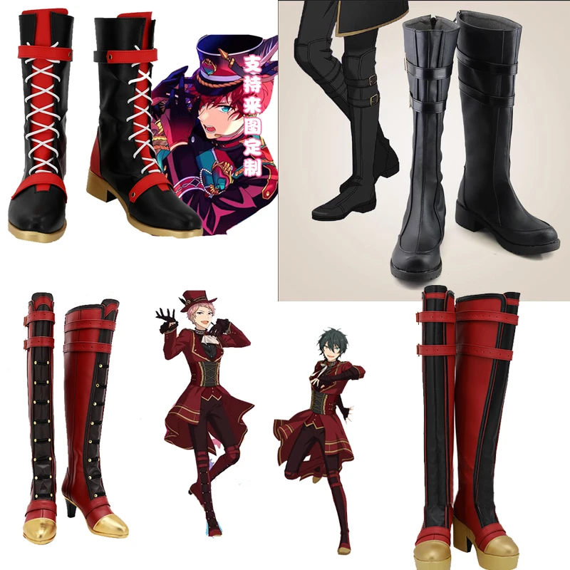 

Сапоги Valkyrie Kagehira Mika Itsuki Shuut Аниме Косплей вечерние туфли
