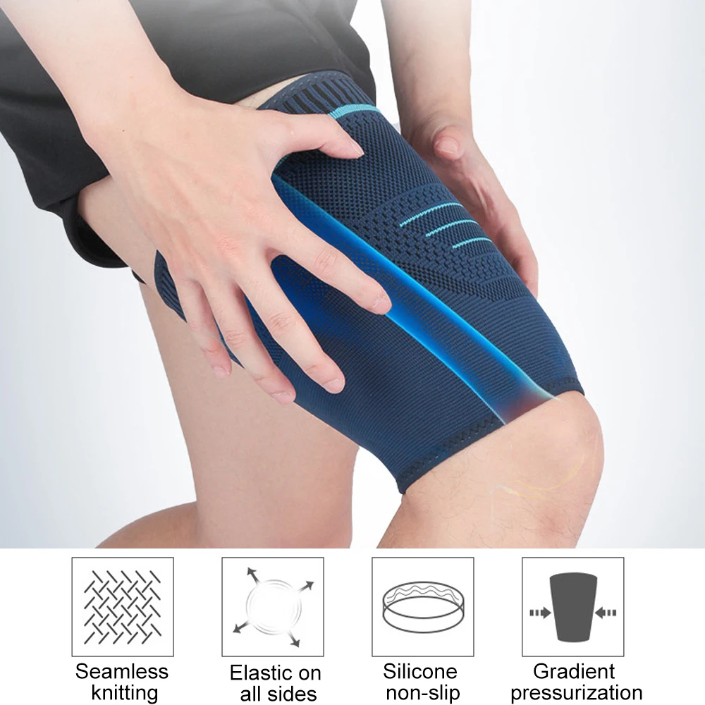 Thigh Compression Sleeve for Muscle Support & Recovery 3