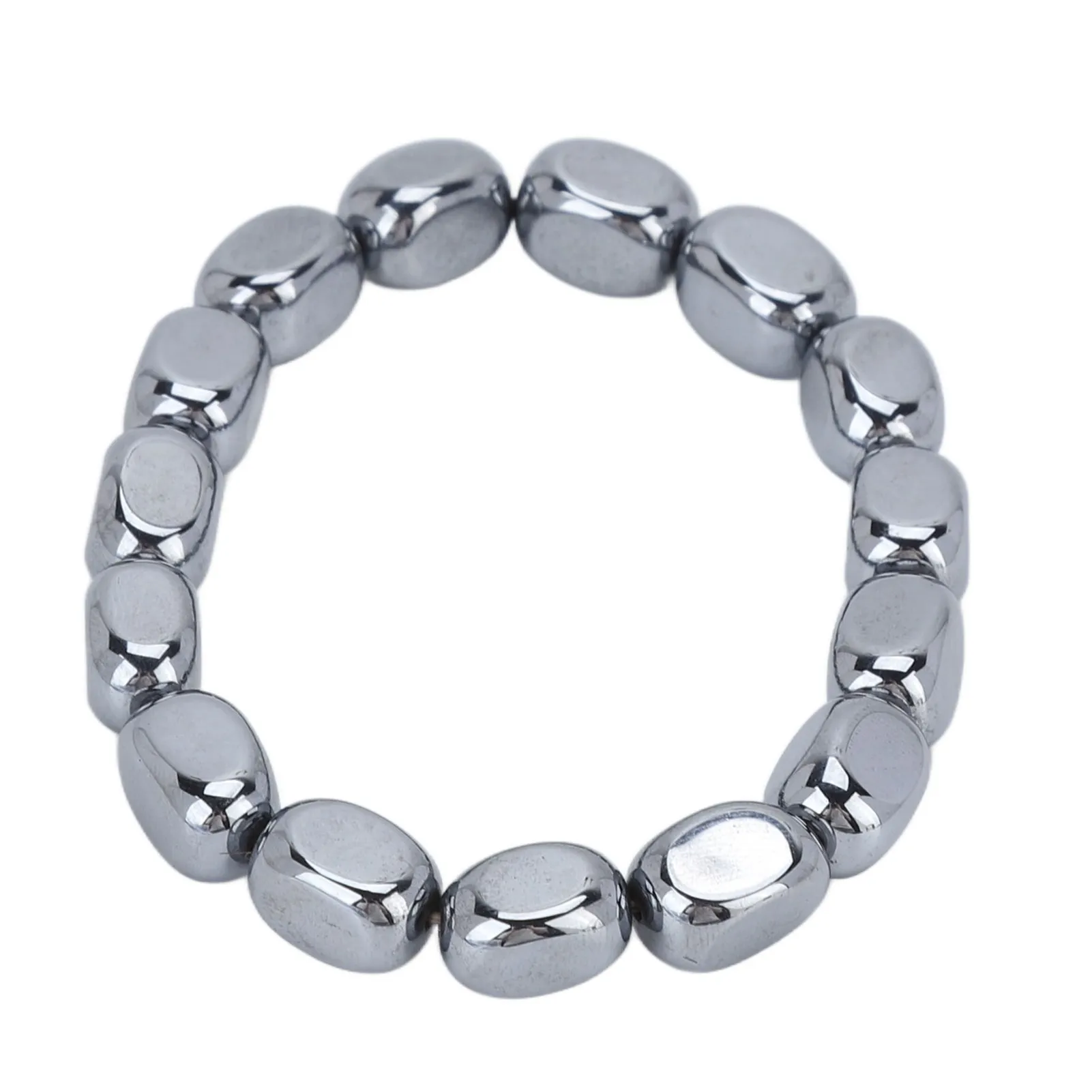 Terahertz Bracelet Energy Stone Loose Elastic Natural Beads for Women Men