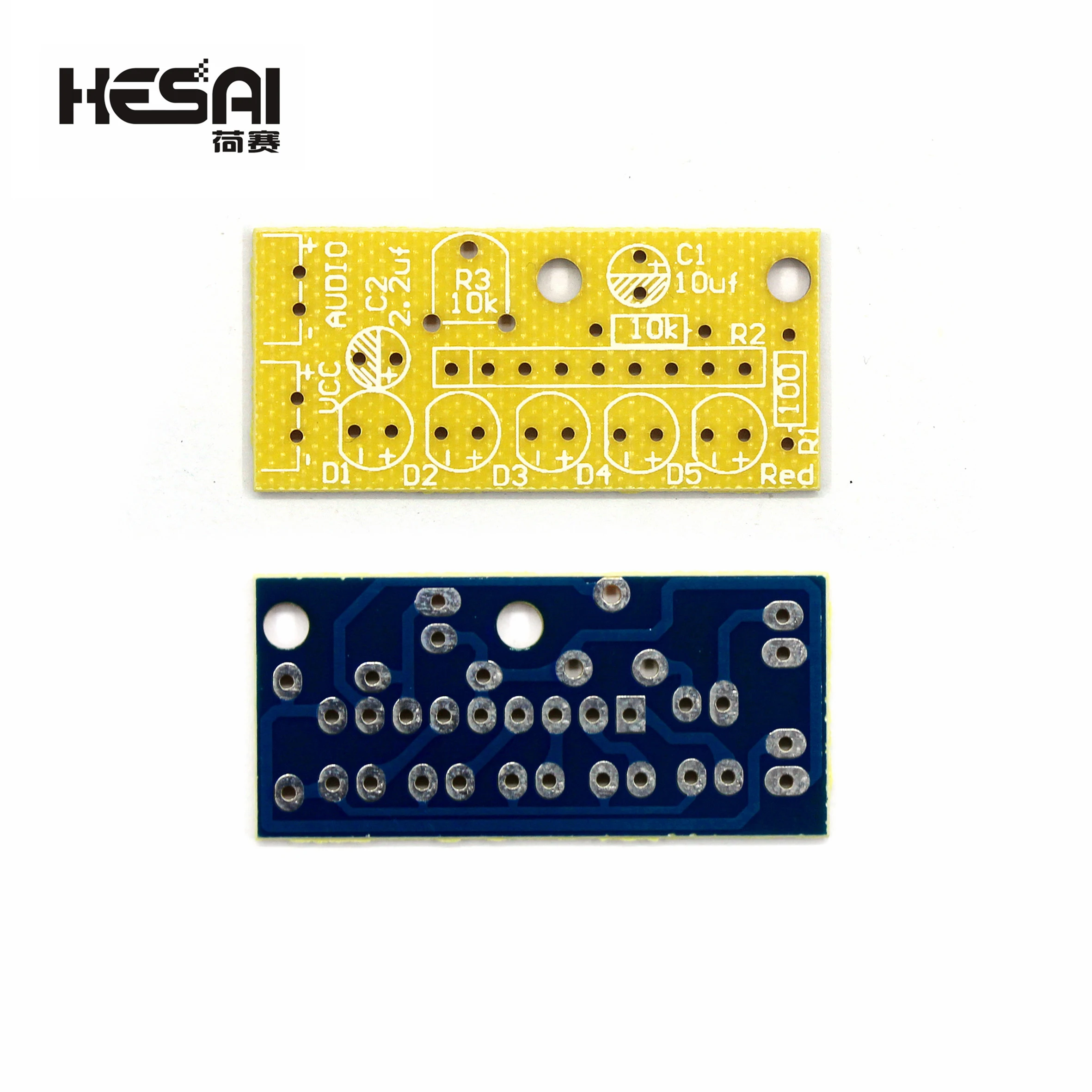 Electronic DIY Kit KA2284 Audio Level Indicator Suite 5mm RED Green LED Level Indicating 3.5-12V