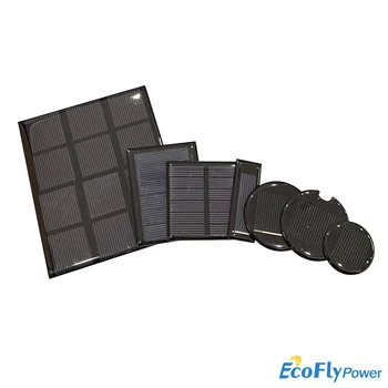 1PC 0.5V 1.5V 3V Mini Solar Panel Square/Circle 60mA 90mA 100mA 120mA 150mA 160mA 210mA 270mA 300mA 400mA DIY Solar Small Motor 1