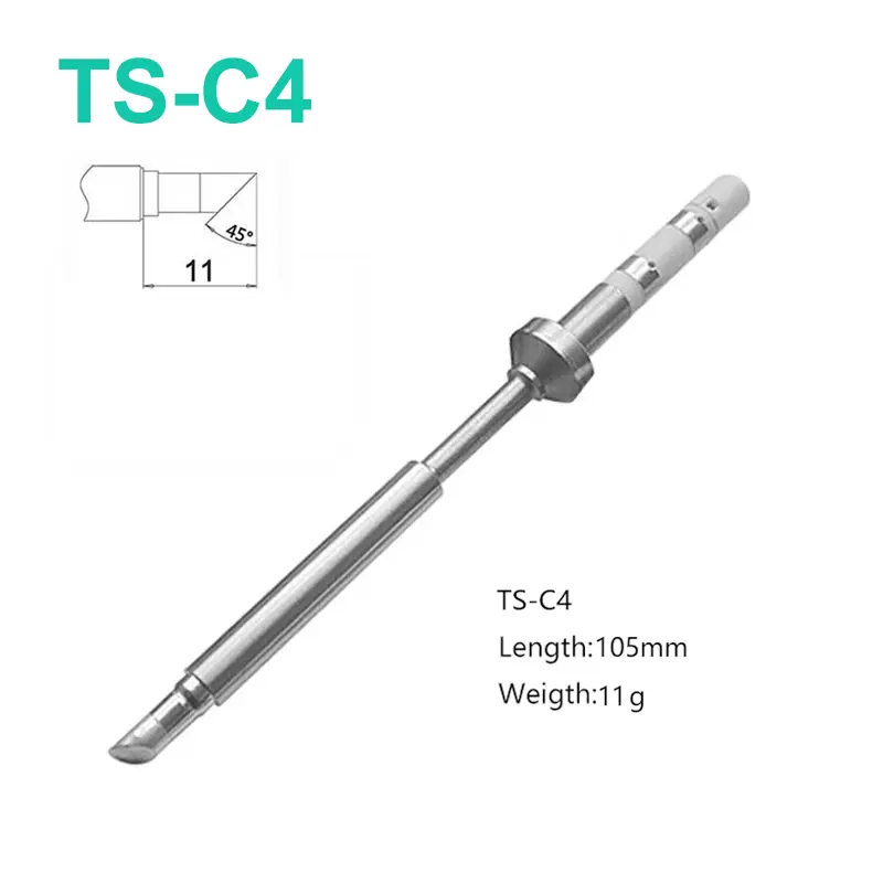 TS100 Mini Welding Horseshoe Sharped TS-BC1 TS-BC2 TS-BC3 TS-C1 TS-C4 Soldering Iron Tip for TS100 TS101 T85 Pin64 Pinecil V1 V2 image 4
