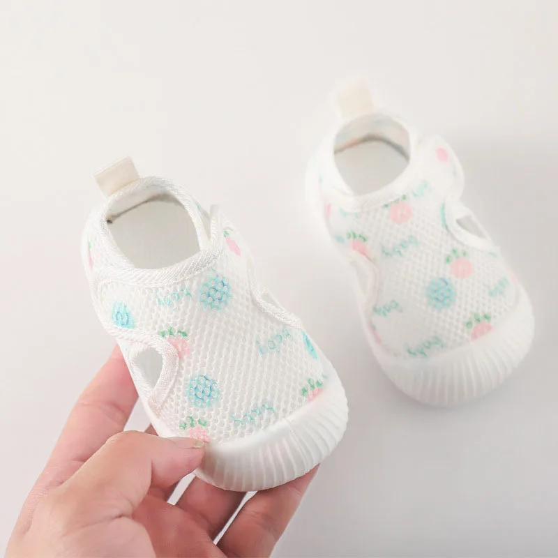 Description Picture 3 of itemMILANCEL New Summer Baby Sandal 6-30M Children's Mesh Shoes Girls Cute Printing Hollow Out Breathable Shoes