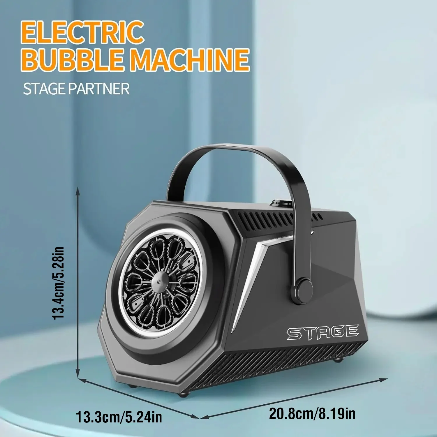 Bubbles Floor Automatic Bubbles Machine Pompero Blower for Wedding Stage Party Outdoor Garden Backyard Parent Child Activities