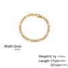 Lucktune bracelet chaine argent homme bracelet aciers inoxydables figaro Figaro chaîne Bracelet pour hommes femmes acier inoxydable largeur 3-10 MM Bracelets Punk bijoux Couple cadeau Pulsera Hombre nouveau