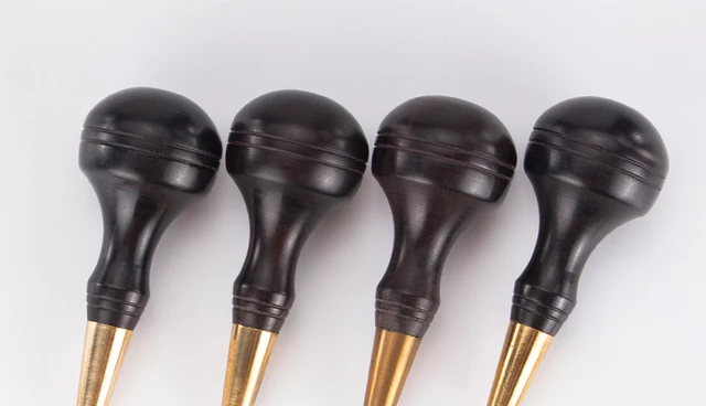 Pungolo Da Cucito Per Pelle E Tessuti | Doppia Foratura, Manico In Legno Per Fai Da Te - Foto 11