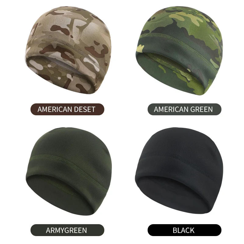 Men Women Winter Outdoor Fleece Watch Cap Windproof Hiking Caps Army Military Tactical Beanie Hat Winter Skull Cap Hunting Cap 4