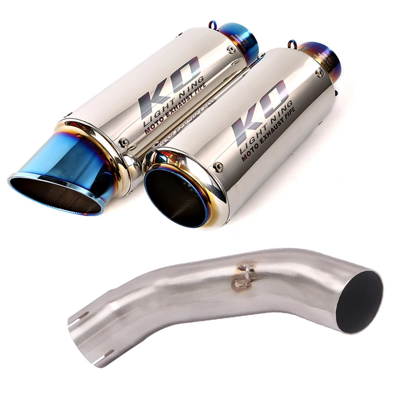 

250 390 RC390 2021-2022 Motorcycle Middle Tubes Muffler Pipe Exhaust System Modified for Duke 390 250 RC390 Adventure 2021-2023