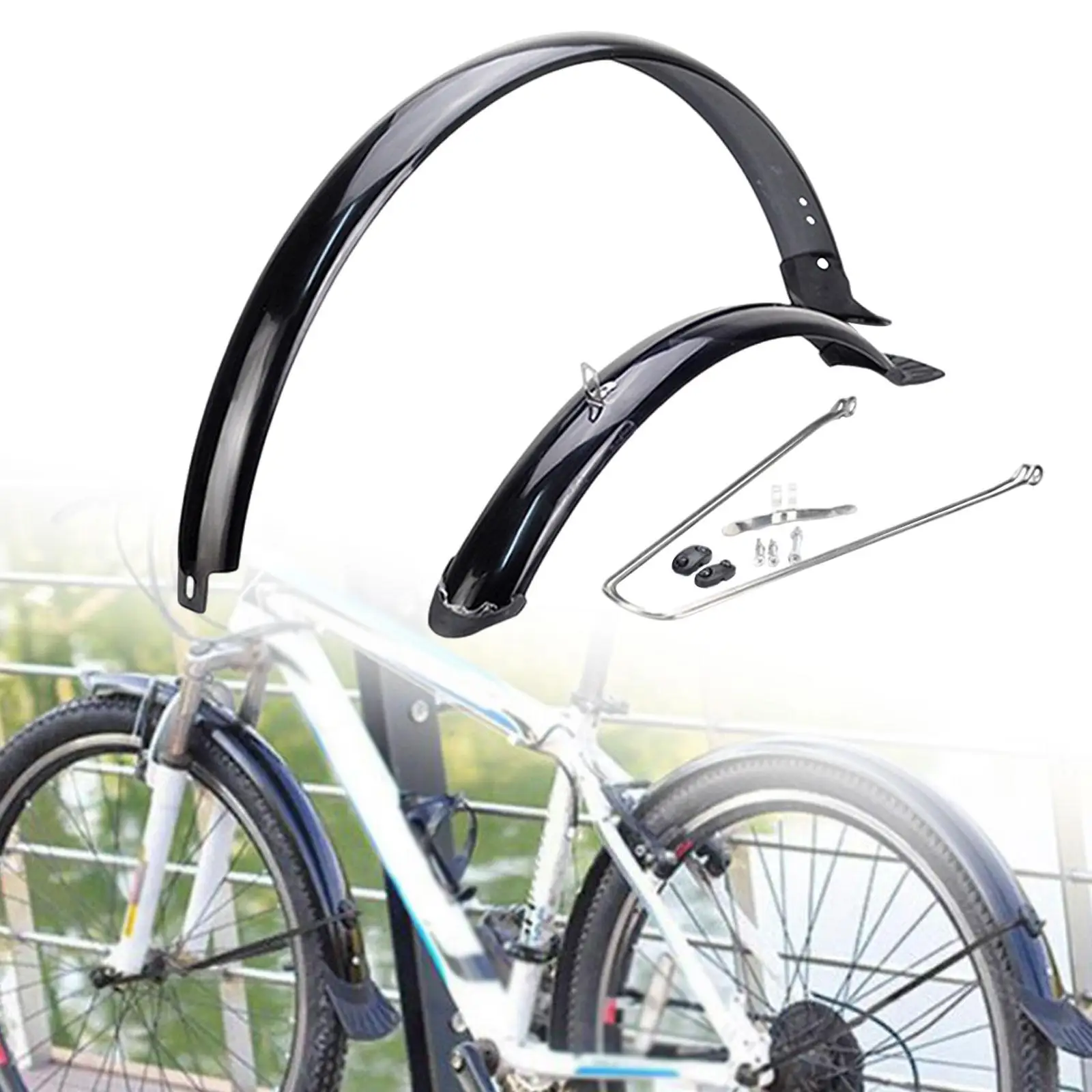 Bike Front Rear Fenders for 26 inch Tires Wheel Protection Bike Mudguards for Fittings Biking Road Bikes Riding Mountain Bikes