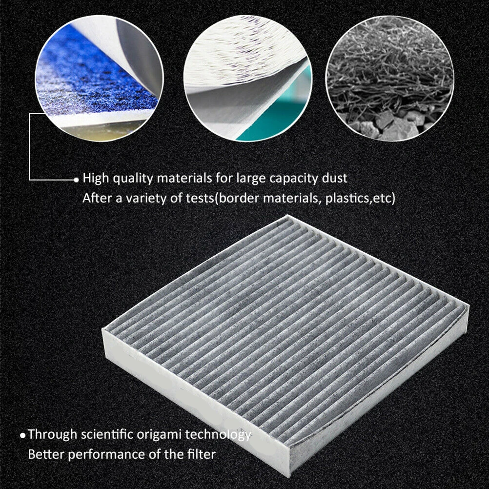Air Filters Carbon Suitable For Toyota Camry Corolla Highlander 87139-50100 Cabin Car Accessories