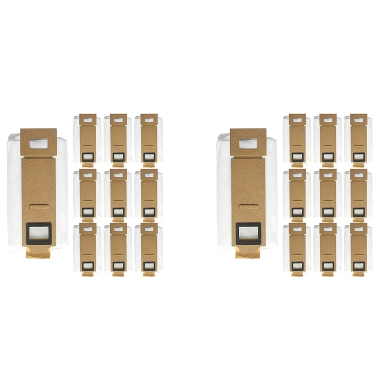 

20 Pack Dust Bags Accessories For Xiaomi Roborock S7 T7S T7plus T7S Plus, Vacuum Cleaner Bags Automatic Suction Station