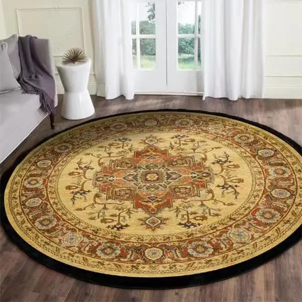 

Vintage Round Carpet Rugs and Carpets for Home Living Room Decor Lounge Area Rug Large Persian Luxury Decoration Bedroom Mat