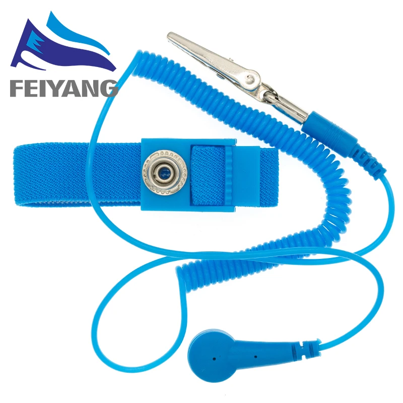 Schnurloser kabelloser Clip, antistatisch, antistatisch, ESD-Armband, Handgelenkschlaufe, Entladekabel für Elektriker, IC, PLCC-Arbeiter