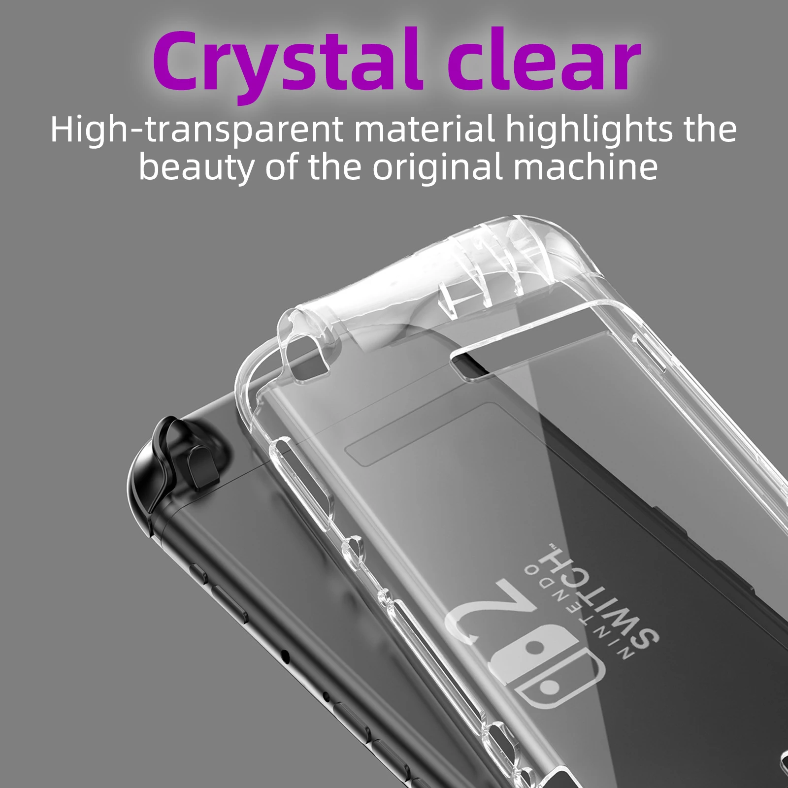 Clear TPU Scratch-Resistant Shockproof Protective Case