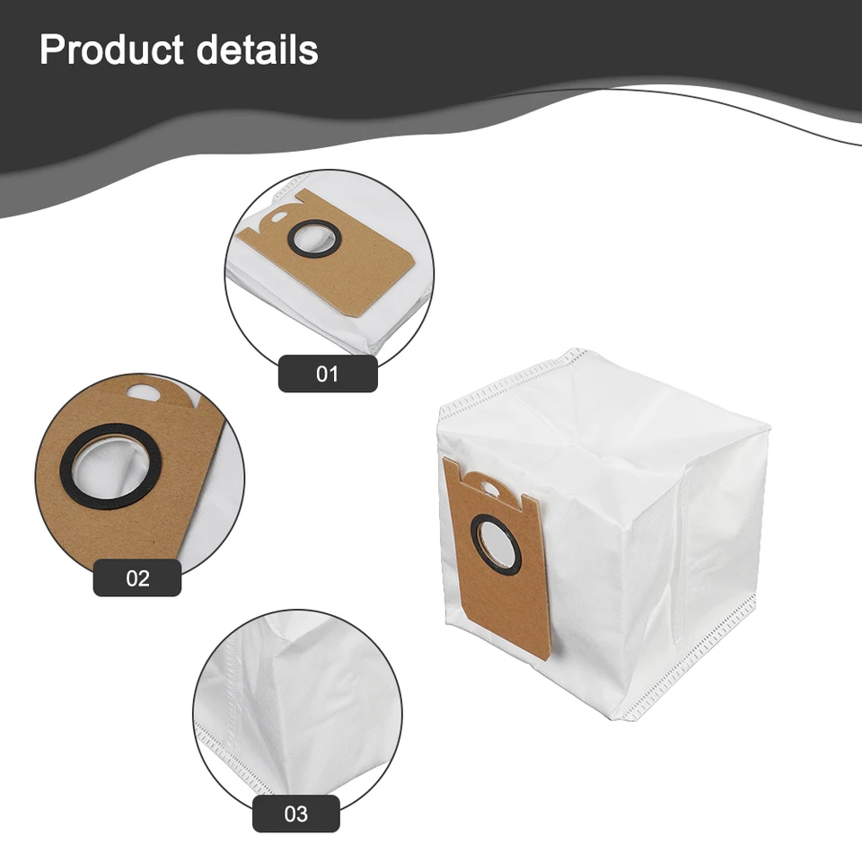 ZYNCUE Lot De 10 Sacs à Poussière Pour Aspirateur Monsga Ms1 Max