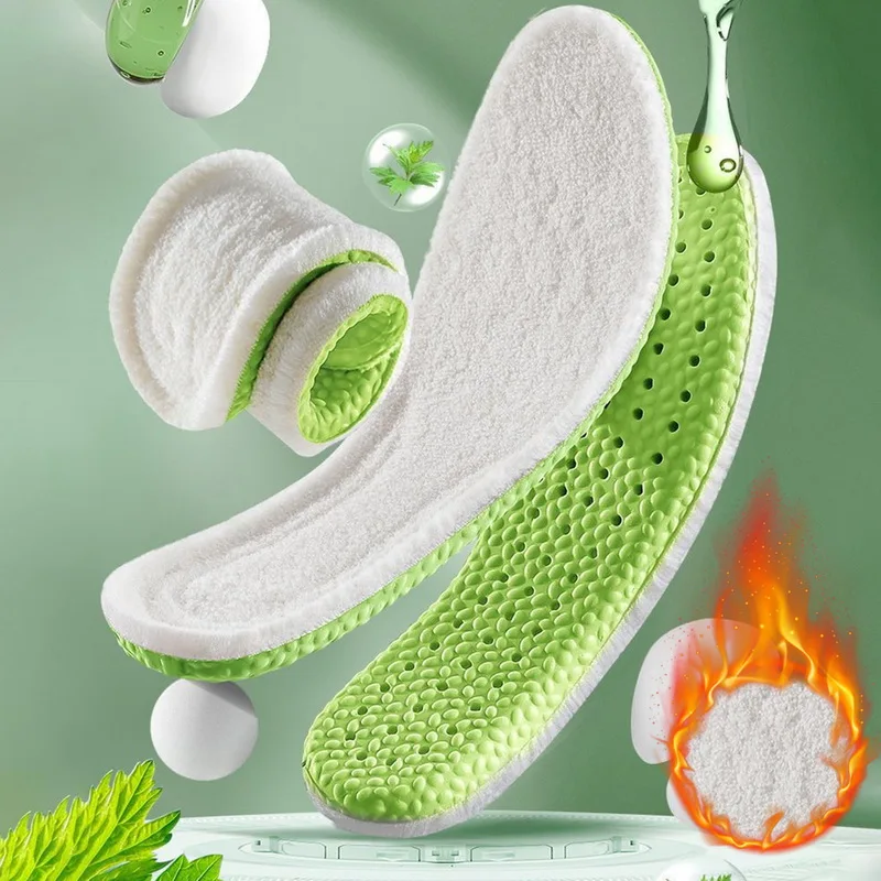 Termostatické tepelné vložky do topánok Ženy Muži Zimné hrejivé samozahrievacie plyšové vložky do topánok Mäkké hrubé nohy Starostlivosť o nohy Podpora klenby_voghion.com