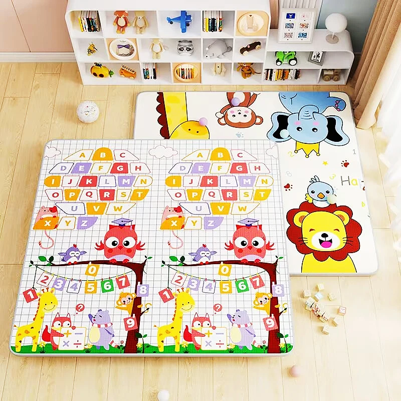 

Non-Toxic Baby Play Mat Thicken 1/0.5cm Educational Children's Carpets in The Nursery Climbing Pad Kids Rug Activitys Games Toys