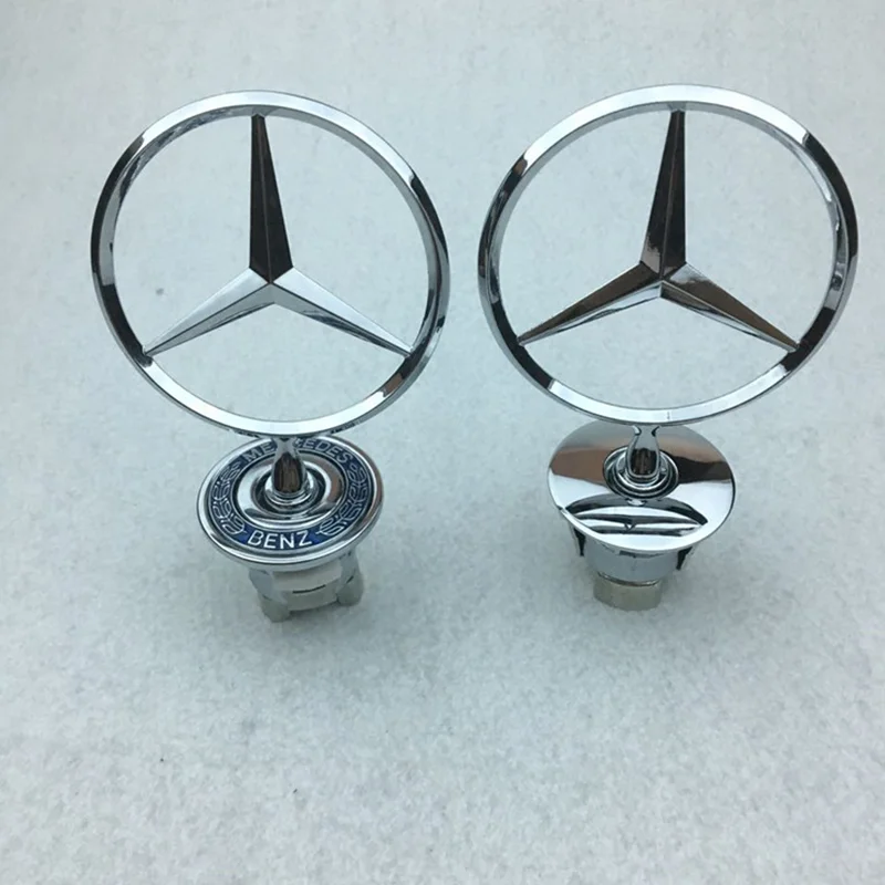 Car Star Hood Badge Chrome Logo For Mercedes Benz C E S-Class W204 W205 W212 W213 W211 W220 W222 W223