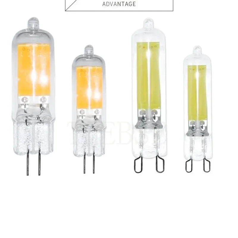 1X high power G9 G4 Glass LED Lamp 7W 9W 10W 12W Corn Bulb AC 220V SMD ...