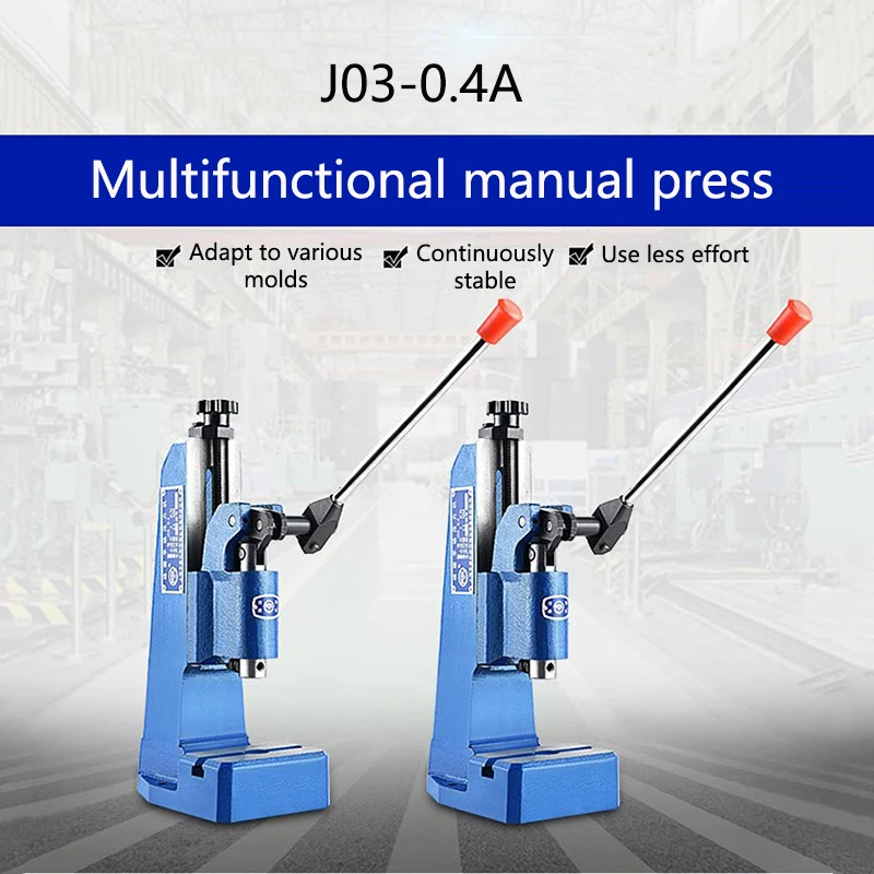 Small Precision Manual Press J03-0.2A Manual Punch Manual Press Hand Beer  Press