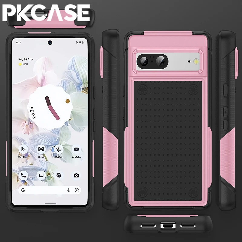 Shockproof Matte Armor Phone Case - Rugged Protective Cover