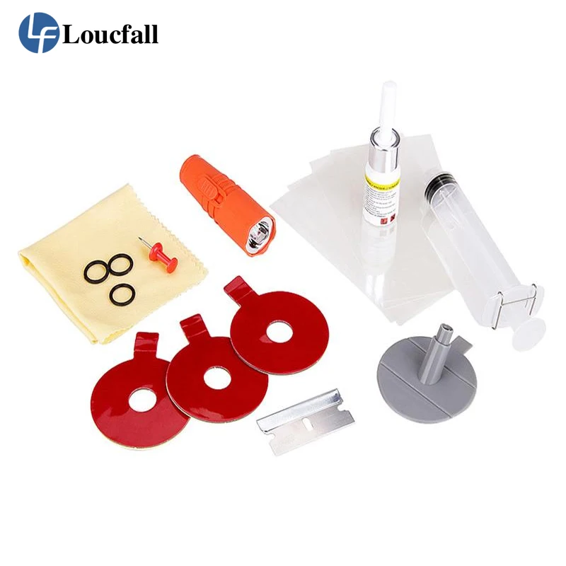 Car Windscreen Repair Kit Glass Windshield Restore Repairing Tools Set