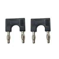 8pcs 4mm Banana Plug Short-circuit Plug  Electrical Connector  Terminal Couple Adapter J.20004 6