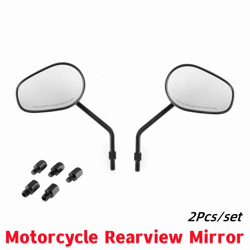 

1 Pair Universal Motorcycle Wide Field Rearview Mirror Motorbike Aluminum Side Mirror M10