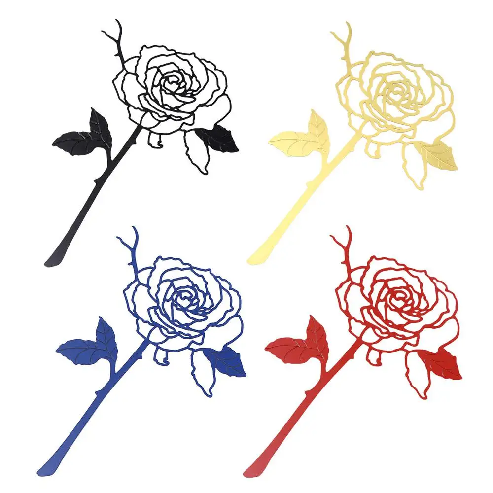 

Подарок на День учителя, канцелярские товары для учеников, маркер для чтения, маркер для книг, закладки для чтения, языкатор, роза, искусство