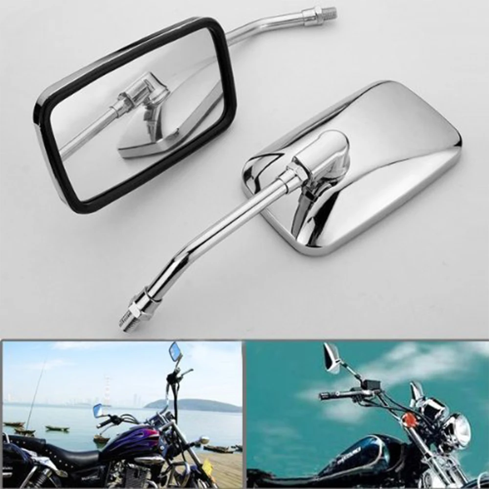 

Motorcycle Modified Square Rearview Mirror for Honda Shadow VT VT1100 VT750 VF750 VT600 Magna 750