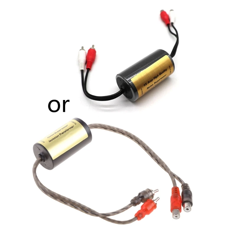Car Multimedia-Player Stereo-Audio Filter Isolation Ground Home Stereo-Amplifier Noise Suppressor Automotive Accessories audio noise filter