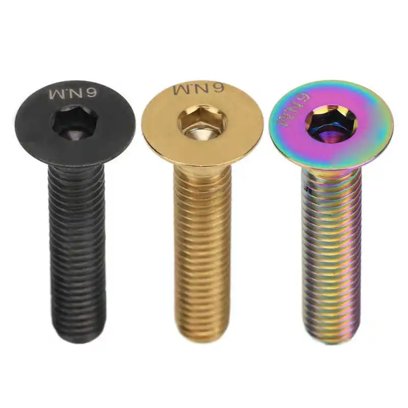 

Fixing M6x30mm Screws parafuso for Disc Brake Caliper Clamp Bike Stem Screw Alloy for Bike Repair