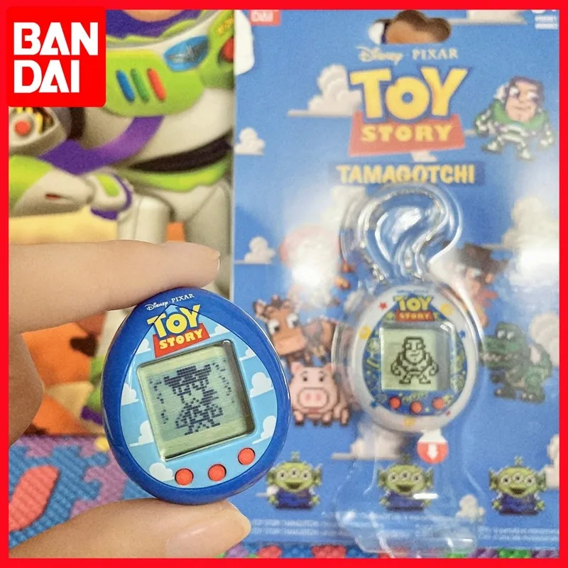 

Оригинальные игрушки Bandai Tamagotchi, История игрушек Вуди, Базз, светильник, нано виртуальные игрушки для домашних животных, милый Рождественский подарок